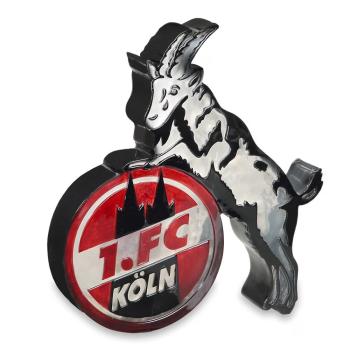 1. FC Köln FC-Lampe in Logoform 30 x 33 cm